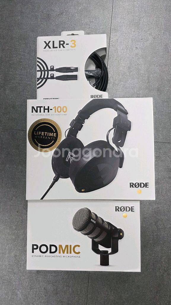 로데 RODE PODMIC,NTH100,XLR-3--4