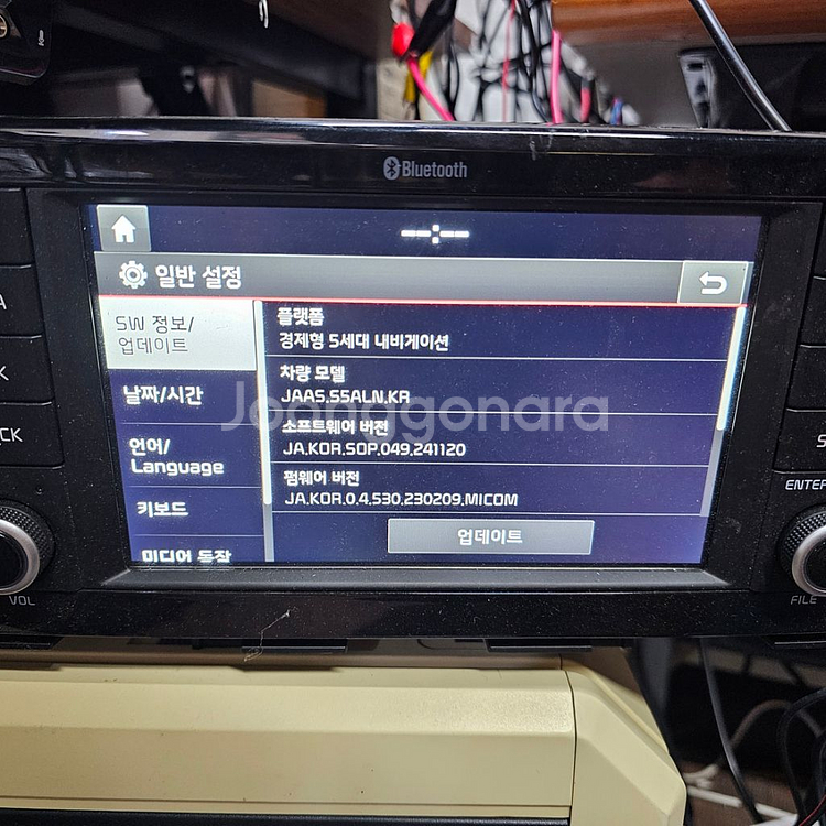 모닝ja 순정 avn 네비게이션 5세대--0