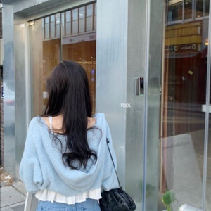 르오브 후드 볼레로 소라 (택달린 새상품)