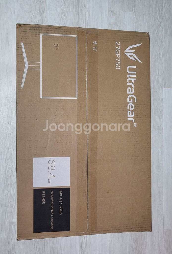 LG 27인치 FHD 240Hz 울트라기어 게이밍모니터--0