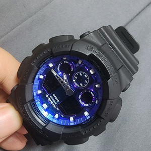 지샥 GA-100FL 블루블랙 정품