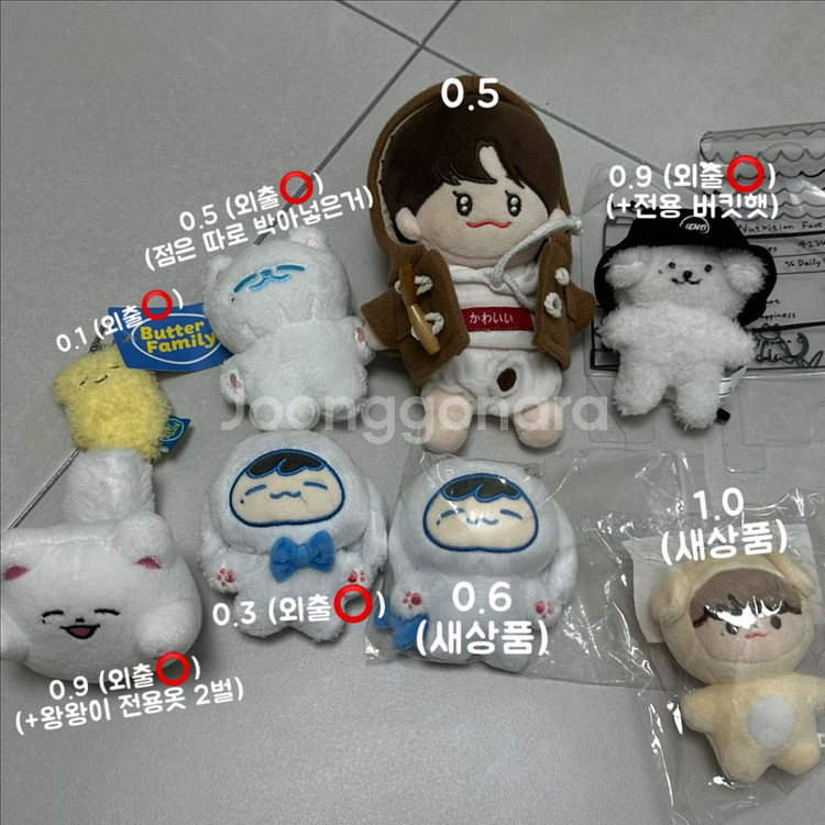 NCT 인형 10깅 10cm 인형옷 판매--1