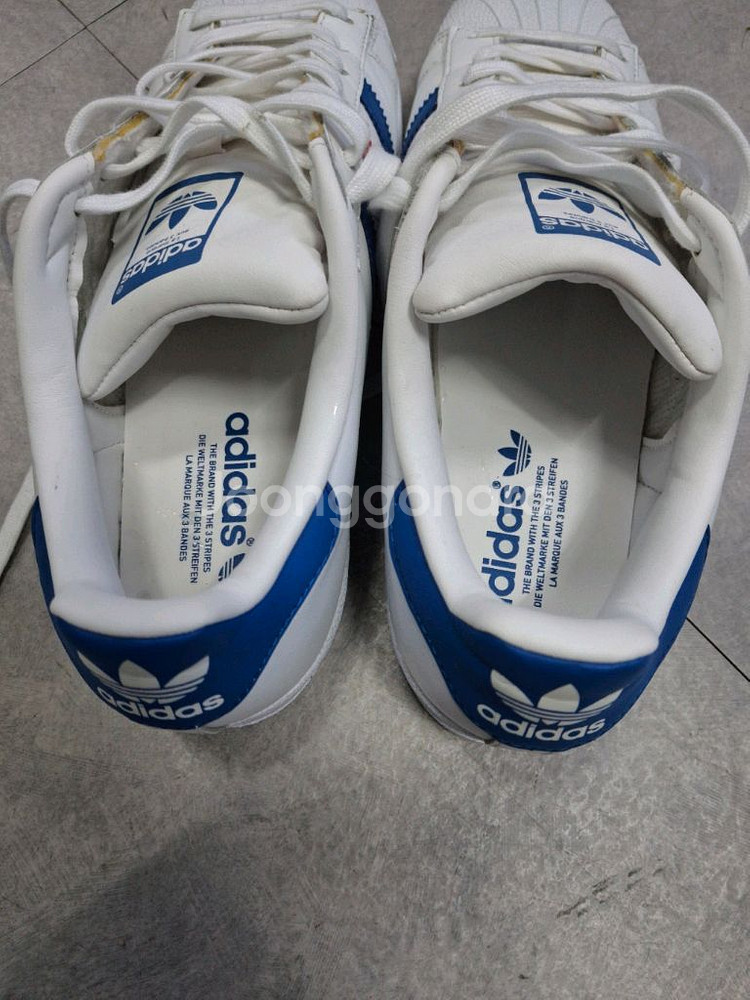 아디다스 슈퍼스타 파랑 빨강 흰색 265-270--5