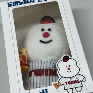 도미노피자 LG 트윈스 키링 교환하실 분