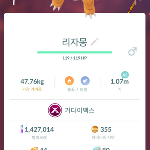 포켓몬고 거다이맥스 리자몽 거북왕 판매