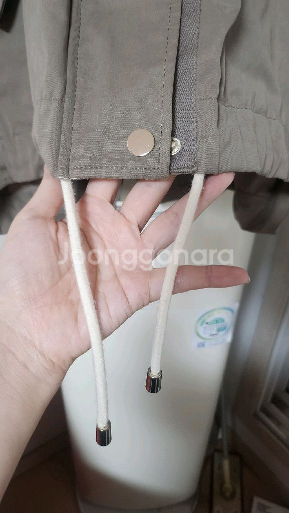 ZARA 자라 후드 트렌치 코트 봄 점퍼--7