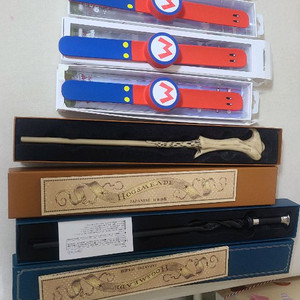 유니버셜 마리오 3인 세트, 해리포터 지팡이, 파워업