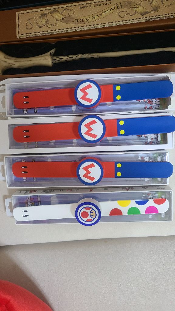 유니버셜 마리오 3인 세트, 해리포터 지팡이, 파워업 이미지