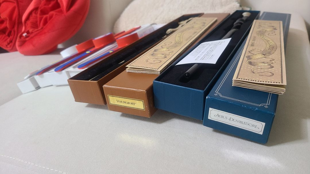 유니버셜 마리오 3인 세트, 해리포터 지팡이, 파워업 이미지