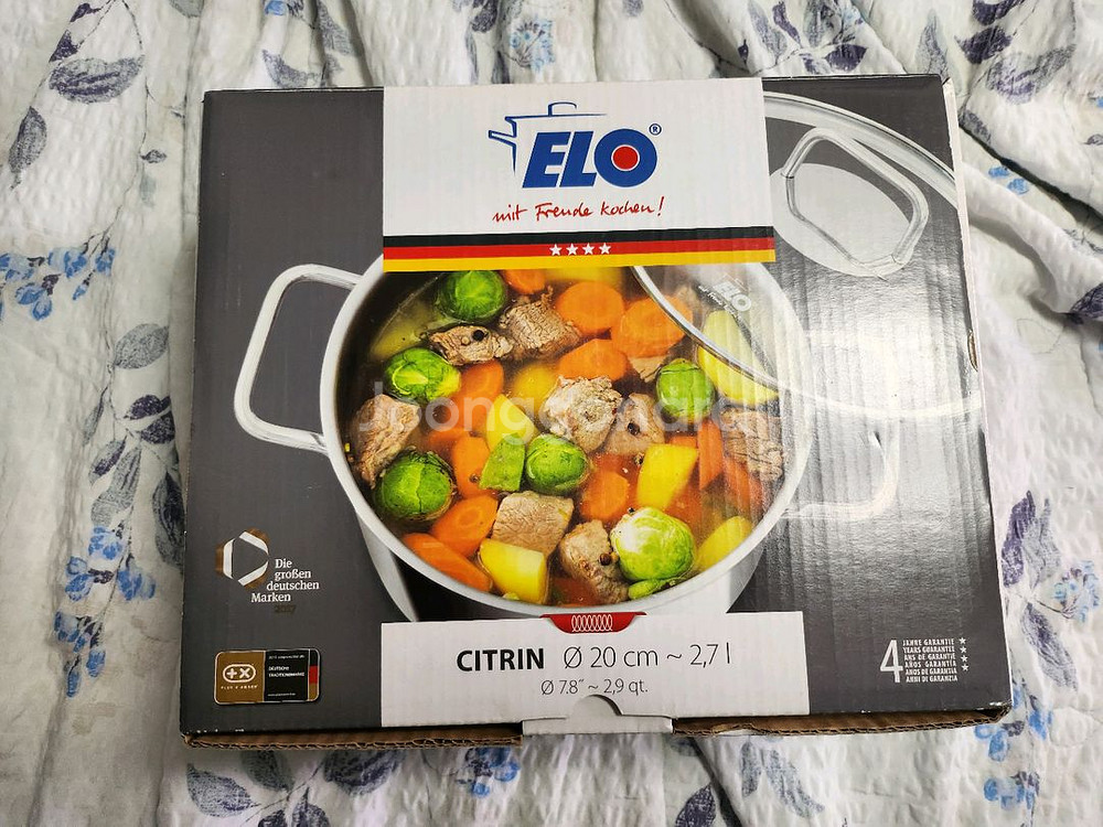 @신품>ELO 양수/편수 스텐 냄비세트--1