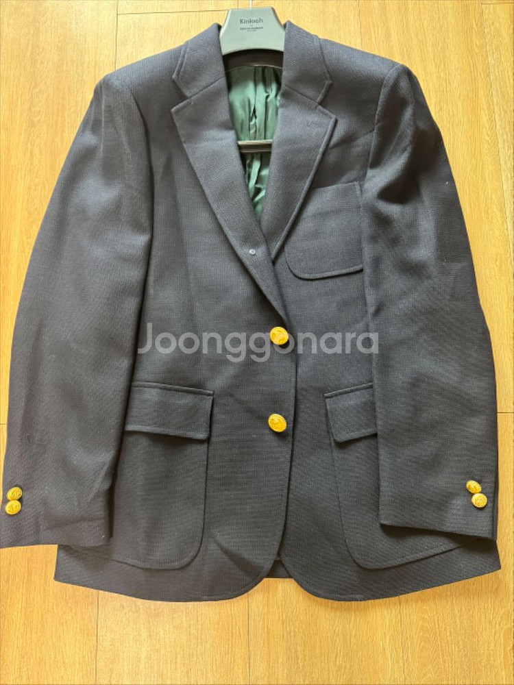 직거래할인새상품)수박빈티지샵 네이비 금장 자켓--0