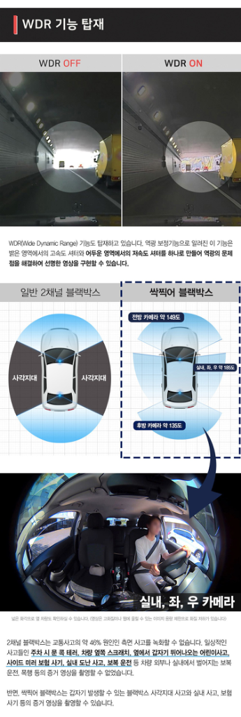 (3채널) 싹찍어3 SS-320 [64GB, GPS]--4
