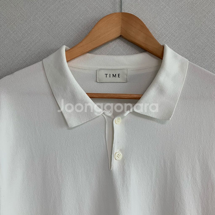 [한섬] 타임옴므 남성 카라 반팔 티셔츠--2
