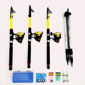 원투낚시대3m3대+4000번릴3대+받침대+테