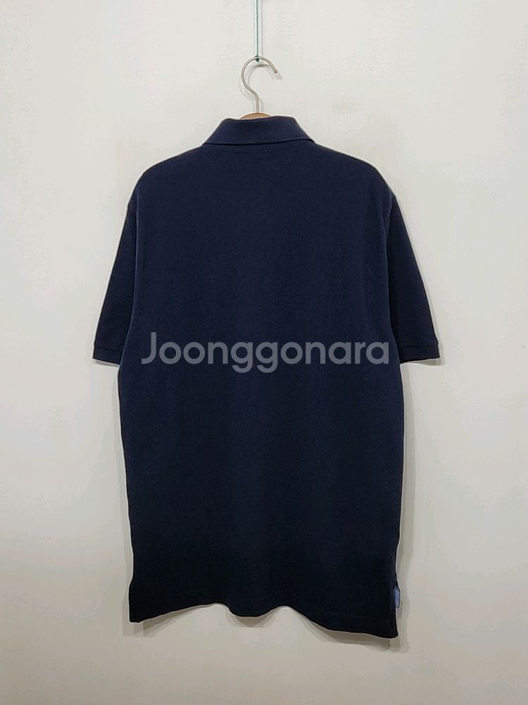 (L) 타미힐피거 반팔 카라티 네이비 PK 폴로티셔츠--5
