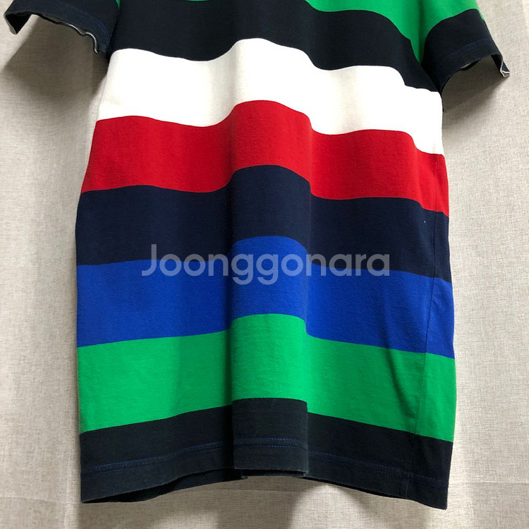 아디다스 오리지널스 멀티컬러 스트라이프 폴로티 100--7
