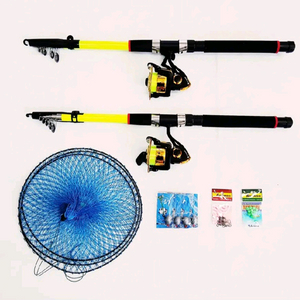 원투낚시대3m2대+4000번릴2대+릴줄+살림망