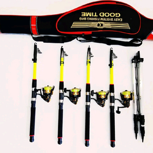 원투낚시대3m4대+4000번릴4대+릴줄+삼각받침대