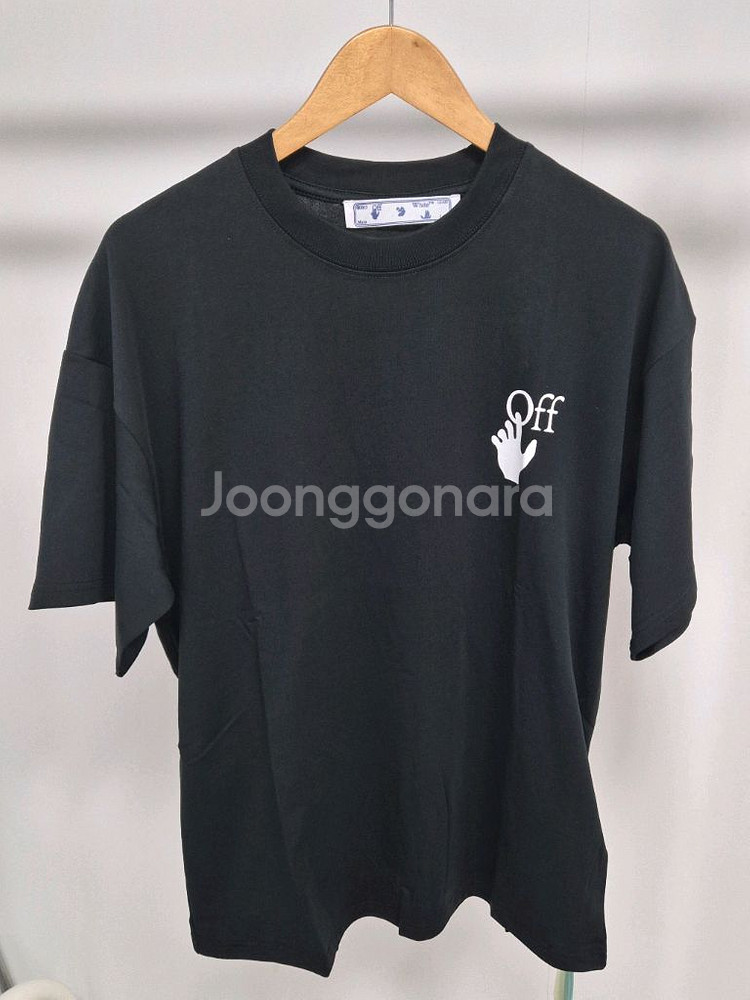 오프화이트 핸드애로우 반팔 새상품(남녀공용)--7