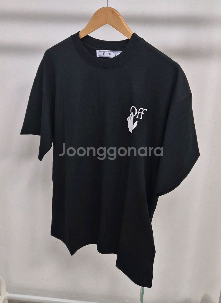 오프화이트 핸드애로우 반팔 새상품(남녀공용)--5