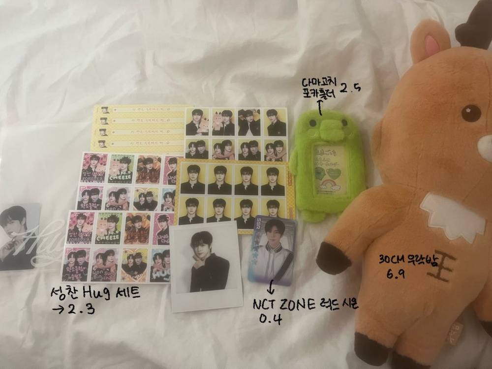 엔시티 위시 리쿠 라이즈 성찬 엔시티 드림 제노 굿즈 이미지