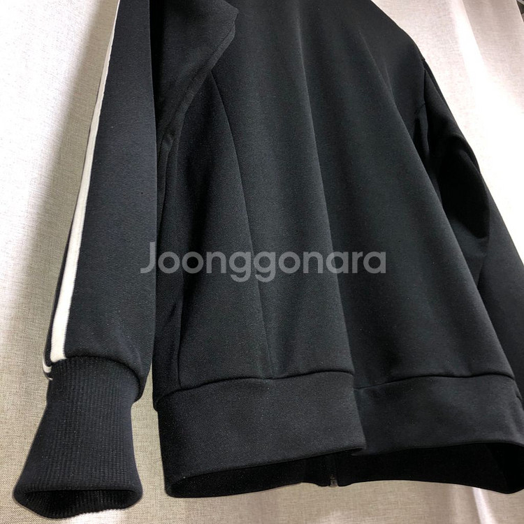아디다스 삼선 트랙탑 져지 자켓 블랙 (95)--6
