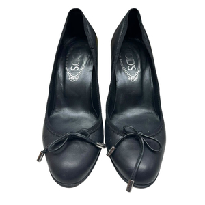 TODS 토즈 레더 미들 펌프스 35.5 225mm