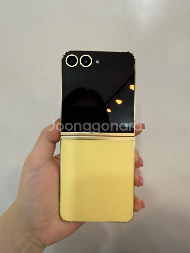 S급/보증O)갤럭시Z플립6 256GB 옐로우/ Y802--3
