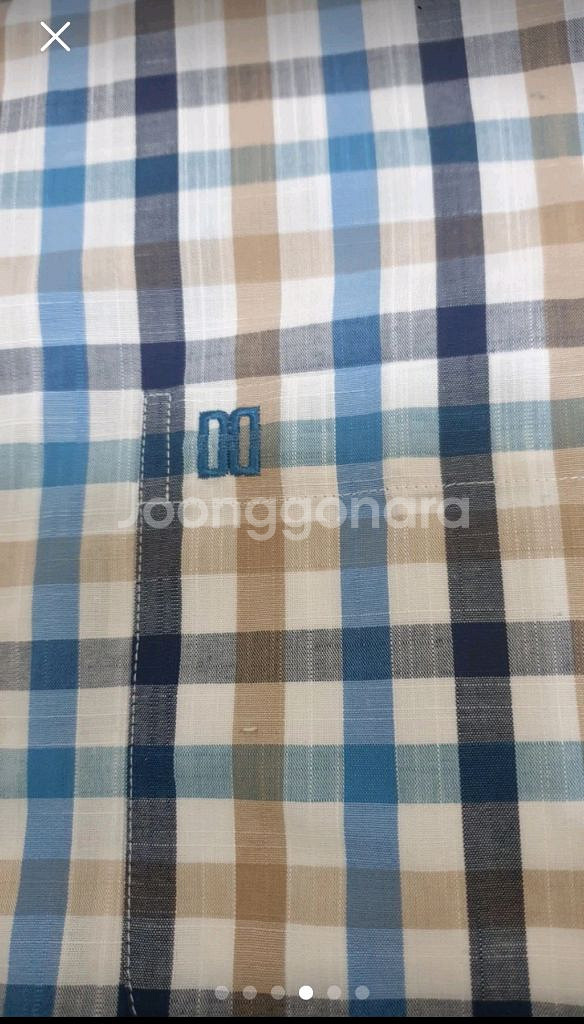 택포)닥스체크셔츠 95--3