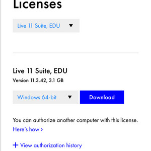 에이블톤 라이브 11 suite edu 판매합니다