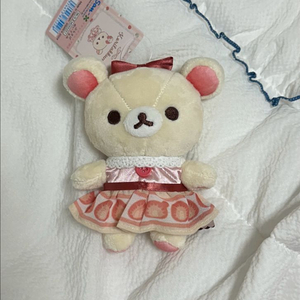 코리락쿠마 쇼트케이크 키링
