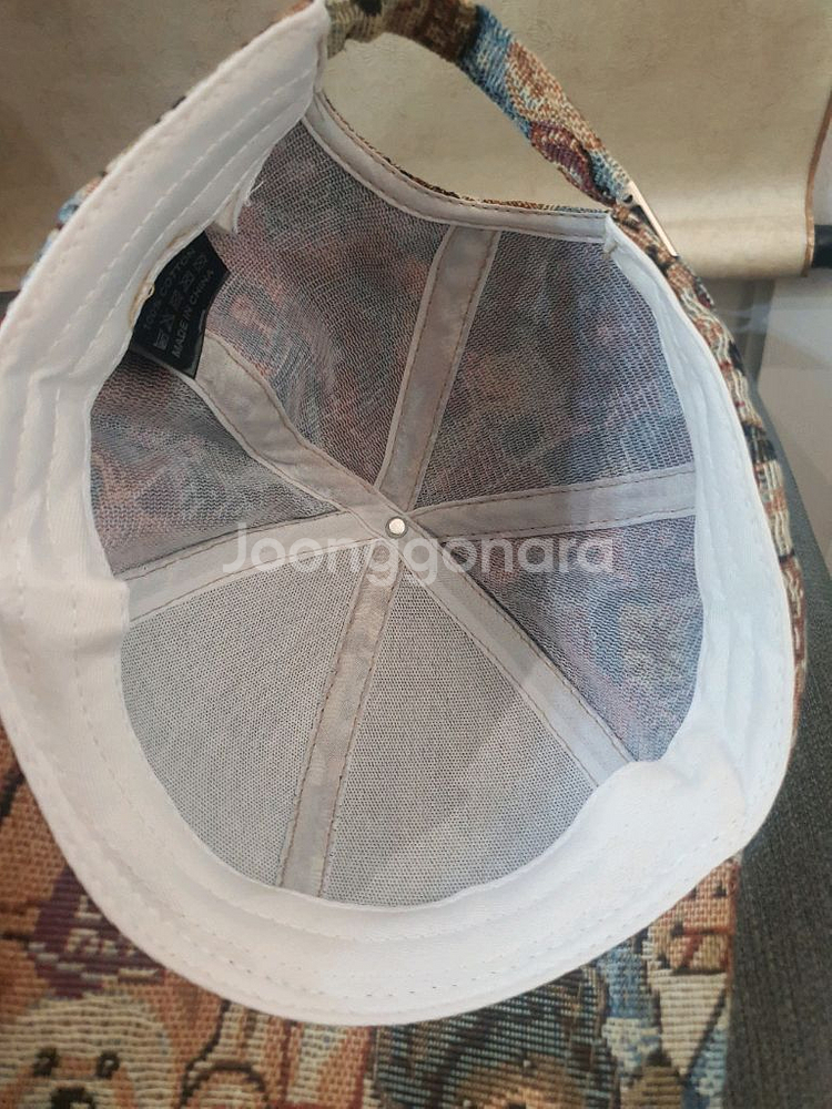 곰돌이 패턴 볼캡과 벙거지 일괄 새상품--4