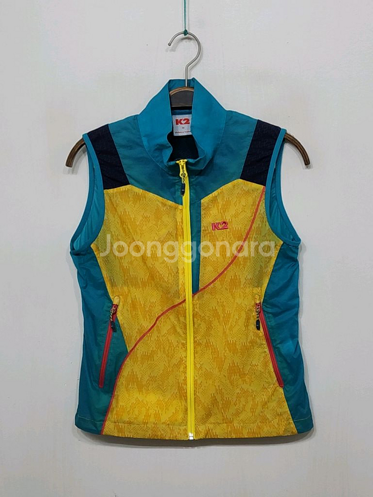 (90) K2 등산조끼 집업 케이투 베스트 낚시 레저용--0