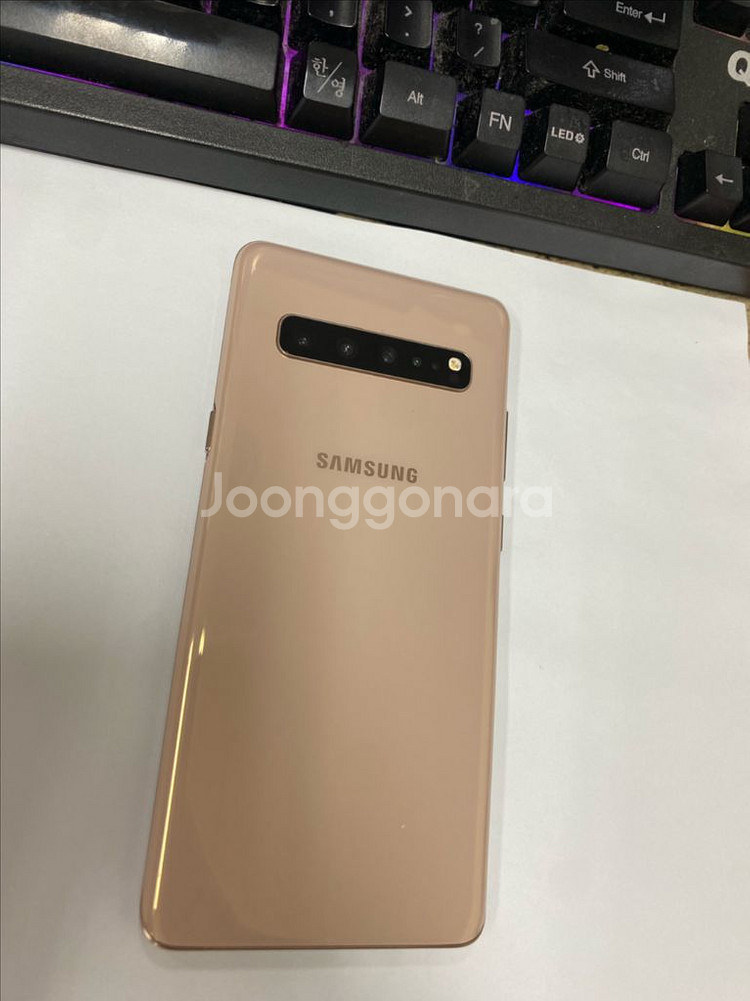 SK 갤럭시S10 5G 골드 외관SS급 256GB--0