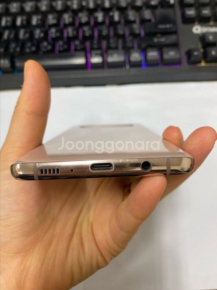 SK 갤럭시S10 5G 골드 외관SS급 256GB--7