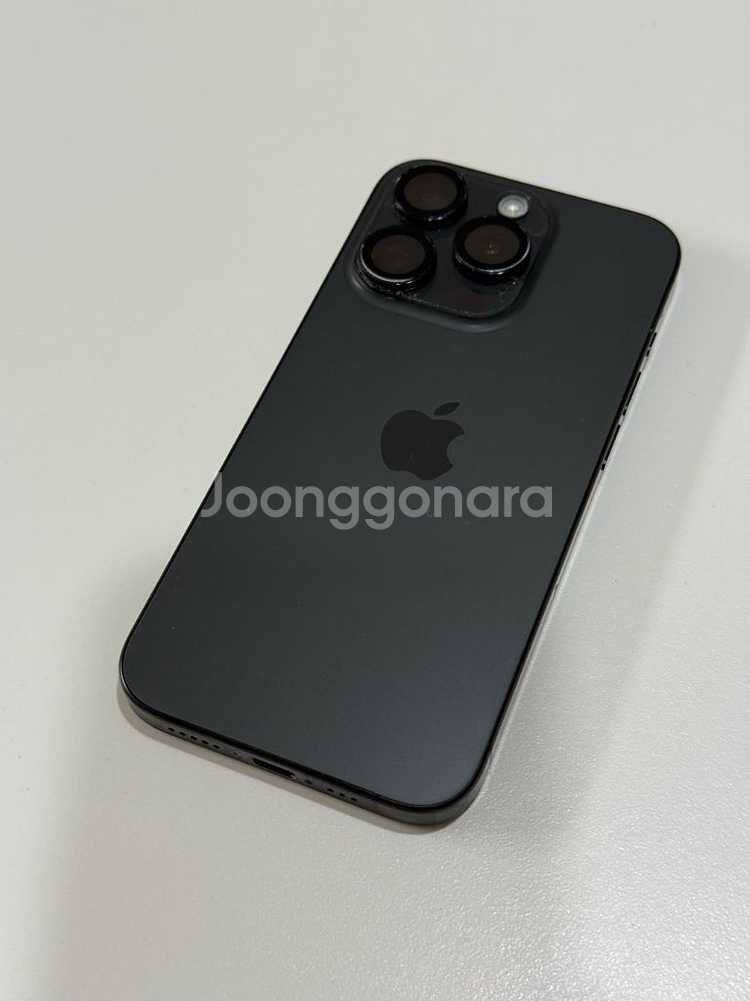 아이폰 15 프로 PRO 256GB 블랙 A급--6