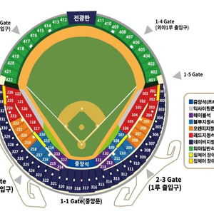 6/4 두산 기아 1루 블루석 통로