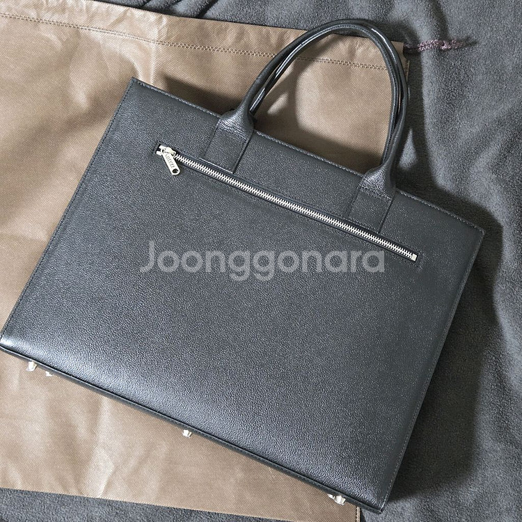 로터프 소가죽 토트백, 서류가방 LO-2805 BK--2
