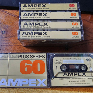 AMPEX 고품질 노멀 공테이프 신품 NOS