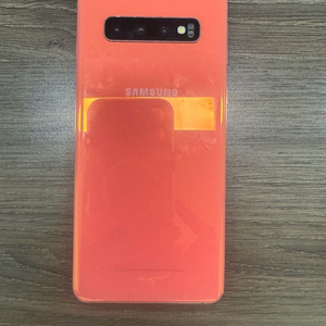 갤럭시 S10+ 핑크 액정 파손