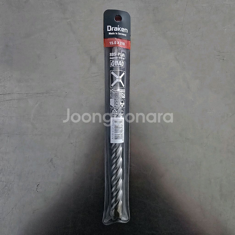 드라켄 쿼드 함마드릴비트 15*210 네날 SDS용--0