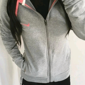 나이키 후드집업 핑크