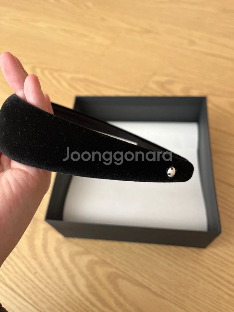 신품택포) 브라이드앤유 벨벳 헤어밴드--2