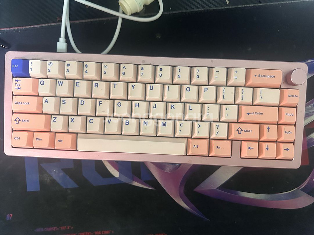 SPM AL66B 알류미늄 커스텀 조약돌 키보드 게이밍--0