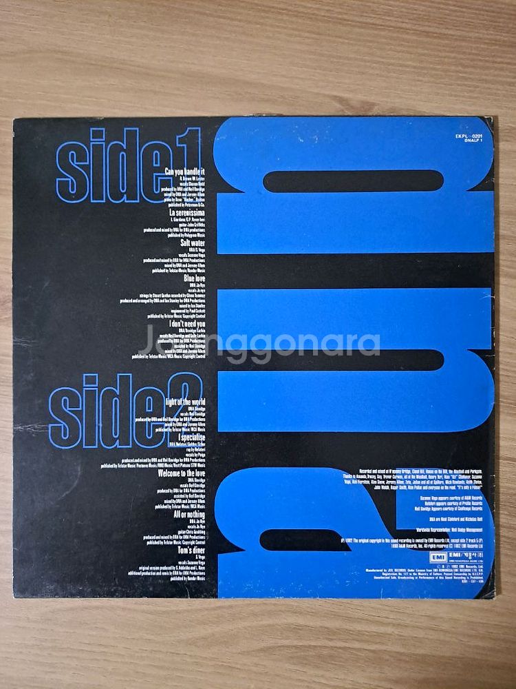 DNA(수잔 베가)LP 음반--1