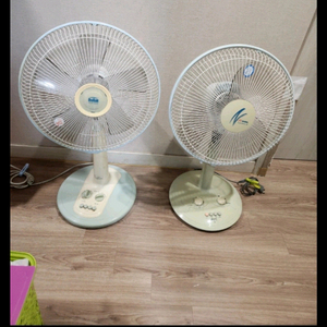 선풍기 1/2/3/4 칸 여러대 각 클릭해보세요