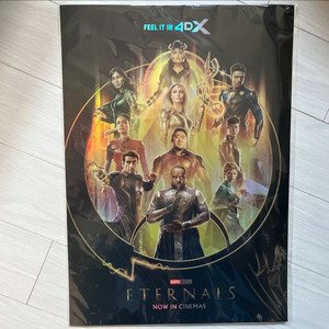 마블 이터널스 4DX A3 영화 포스터 마동석