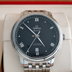오메가 신형 드빌 프레스티지 검판 39.5mm