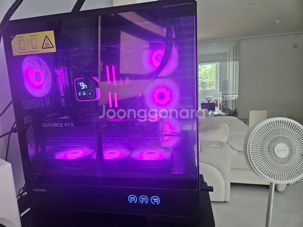 9800x3d 반본체 컴퓨터 데스크탑pc--0
