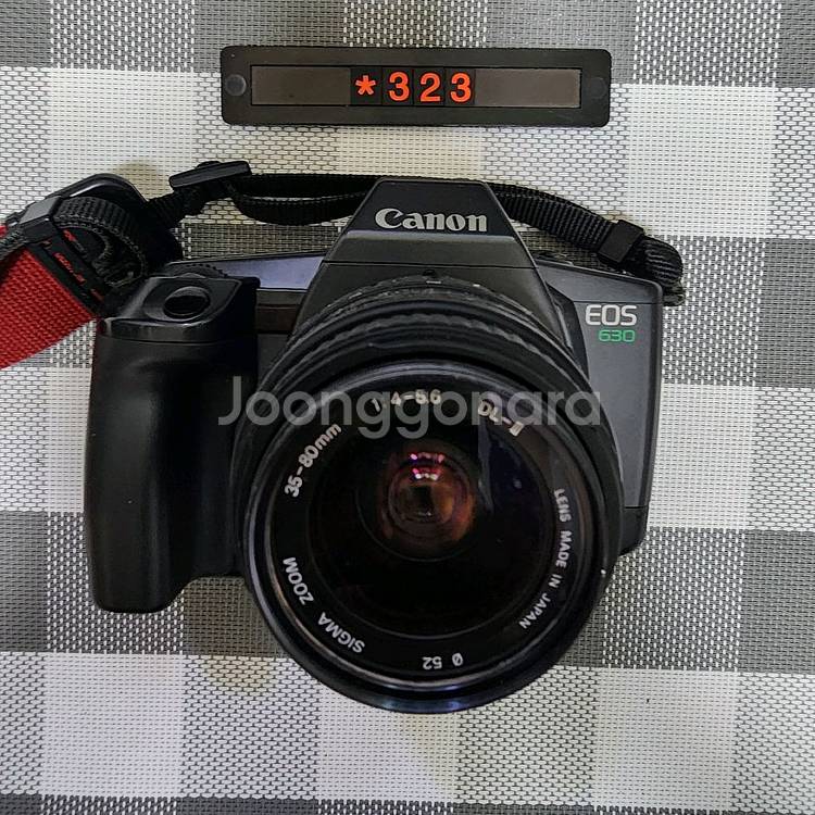 캐논 EOS 630 필름카메라 35~80mm 렌즈 장착--0